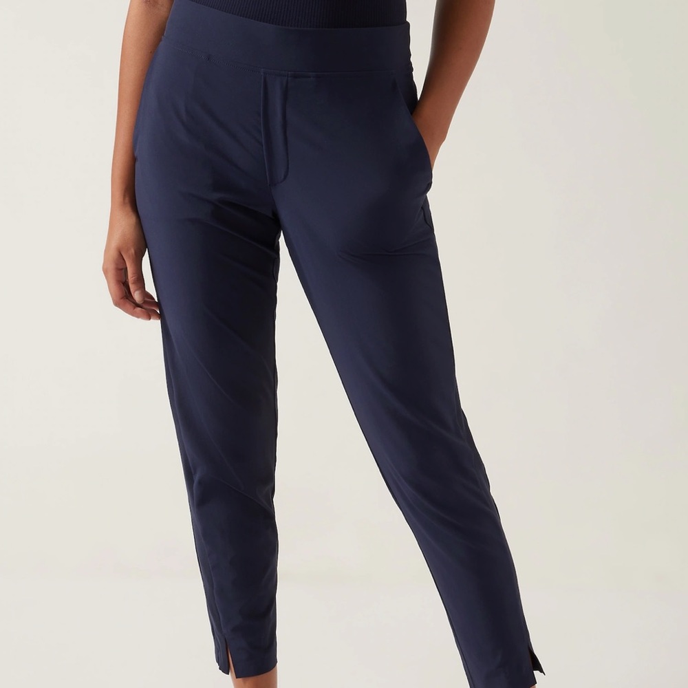 Athleta Brooklyn Ankle Pants in Navy